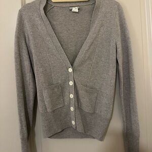 J crew classic cashmere cardigan